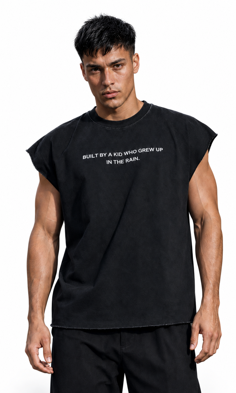 GREW UP IN THE RAIN TANK TOP