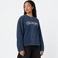 ONLY THE HUNGRY SURVIVE NAVY SLEEVE