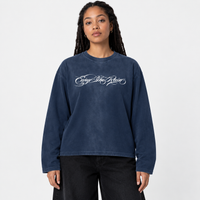 ONLY THE HUNGRY SURVIVE NAVY SLEEVE