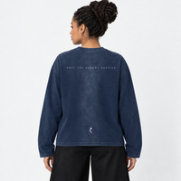 ONLY THE HUNGRY SURVIVE NAVY SLEEVE